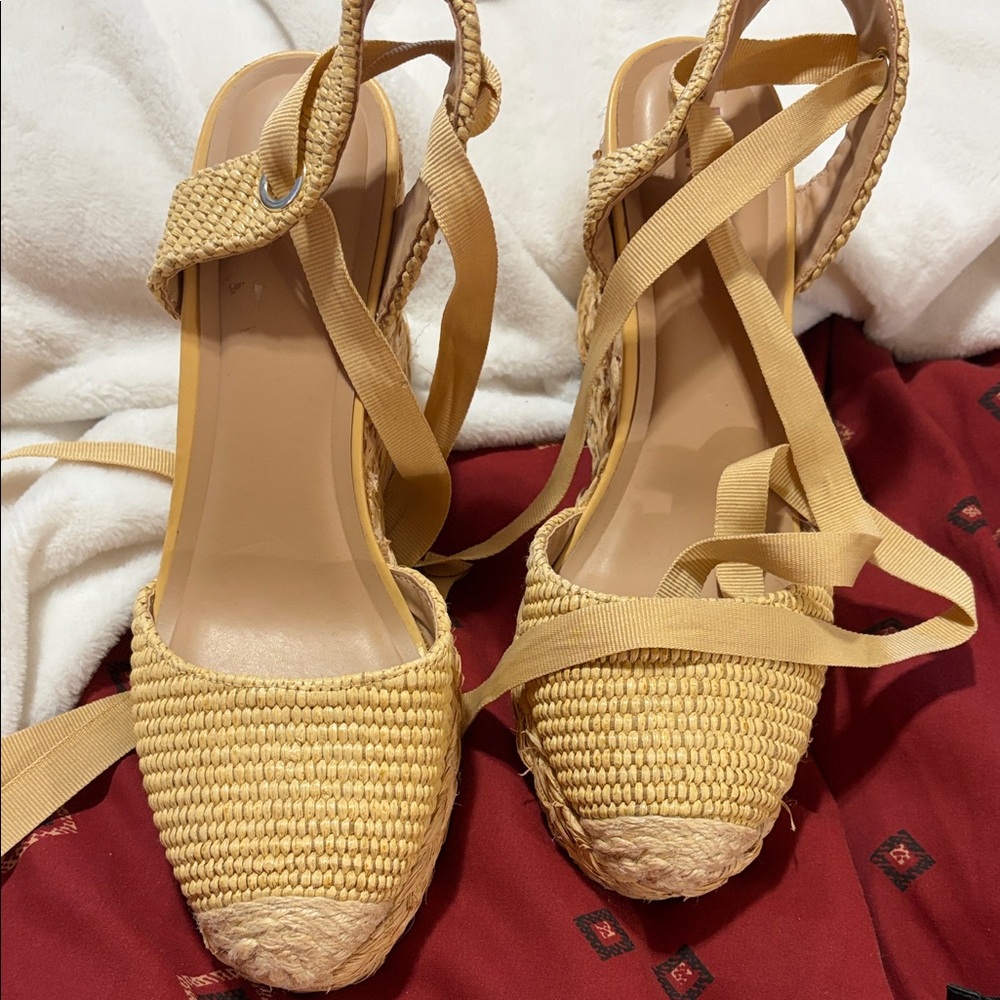 INC International Concepts Tan Espadrilles